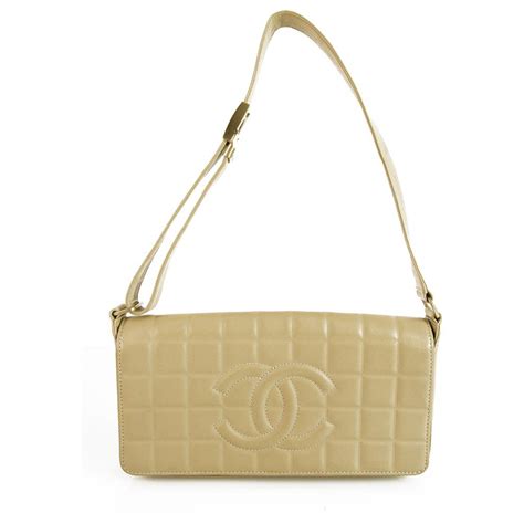 chanel chocolate bar square baf|Chanel bar bag.